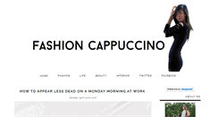 Desktop Screenshot of fashioncappuccino.com